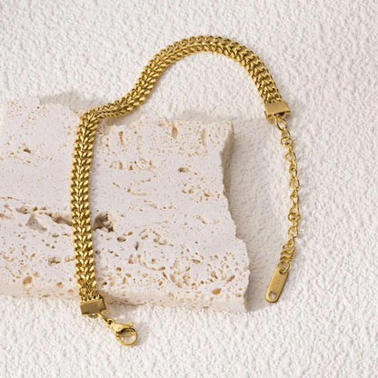 Thick Twist Chain Bracelet